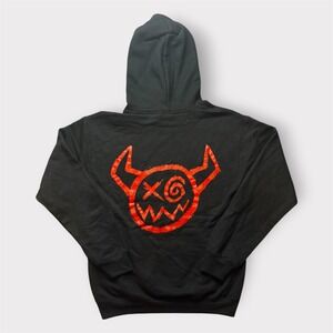 Joey Valence & Brae Hyperyouth Black Hoodie Red Graphic Small‎ Streetwear Merch